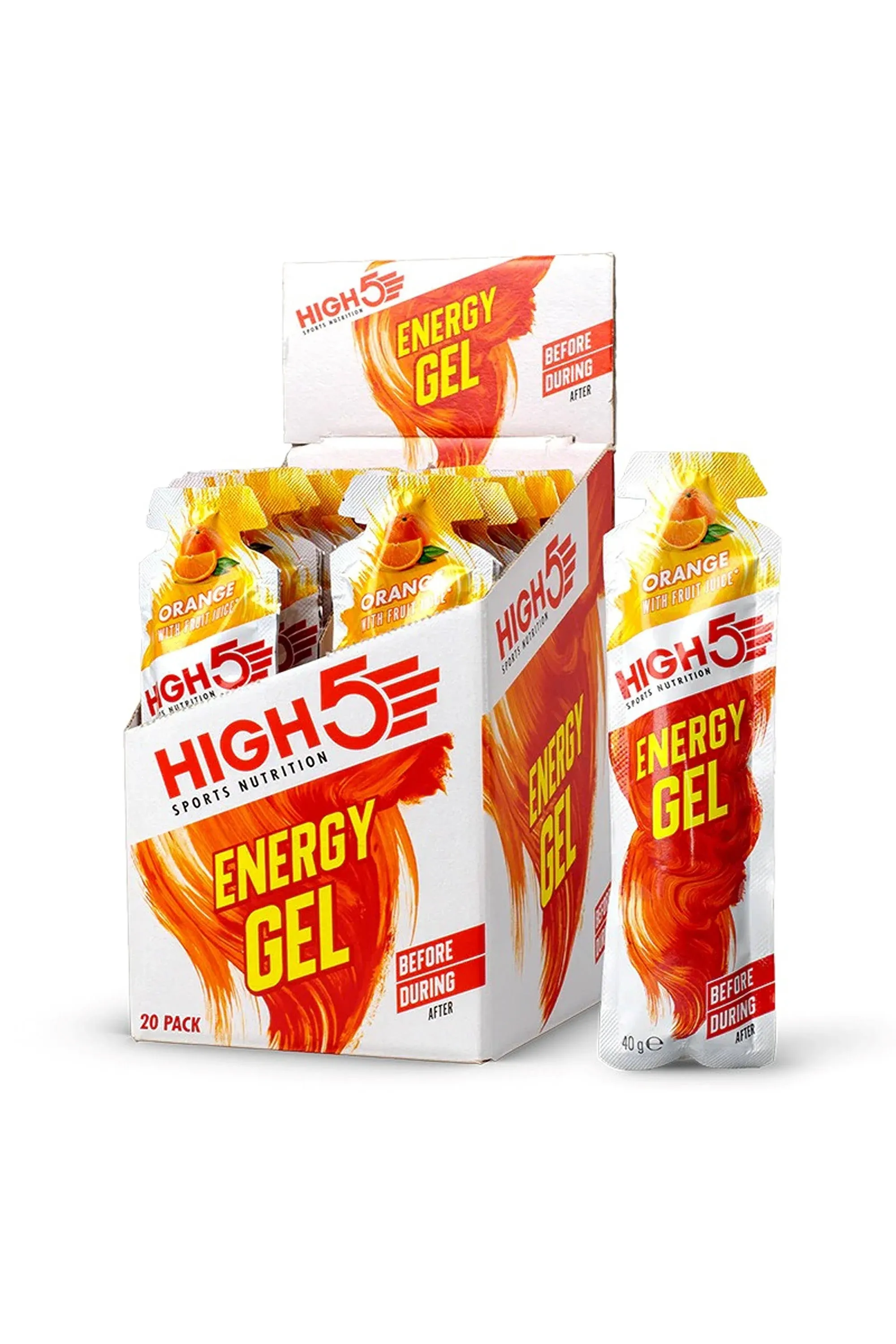 High5 Energy Gel 40gr x 20 Gels Orange