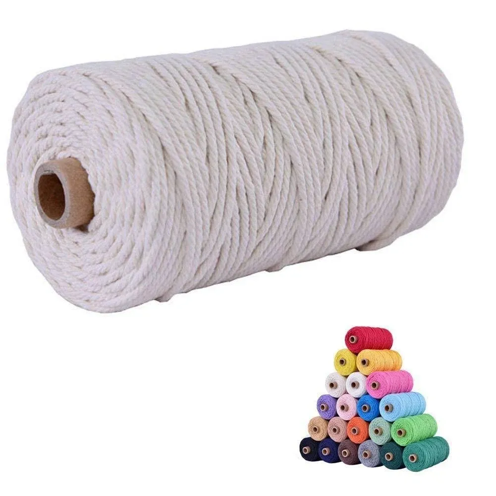 Flipped 100% Natural Macrame Cotton Cord