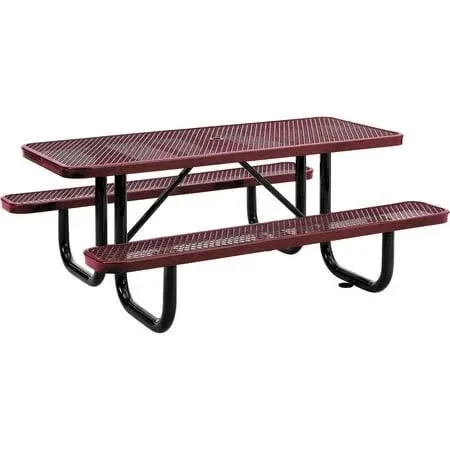 Global Industrial 6' Rectangular Picnic Table