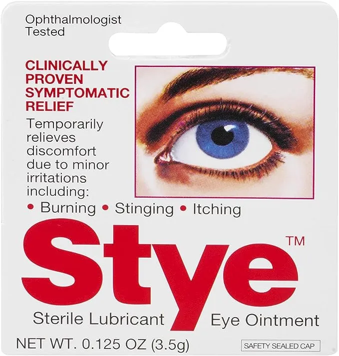 Stye Eye Ointment Sterile Lubricant - 0.125 oz