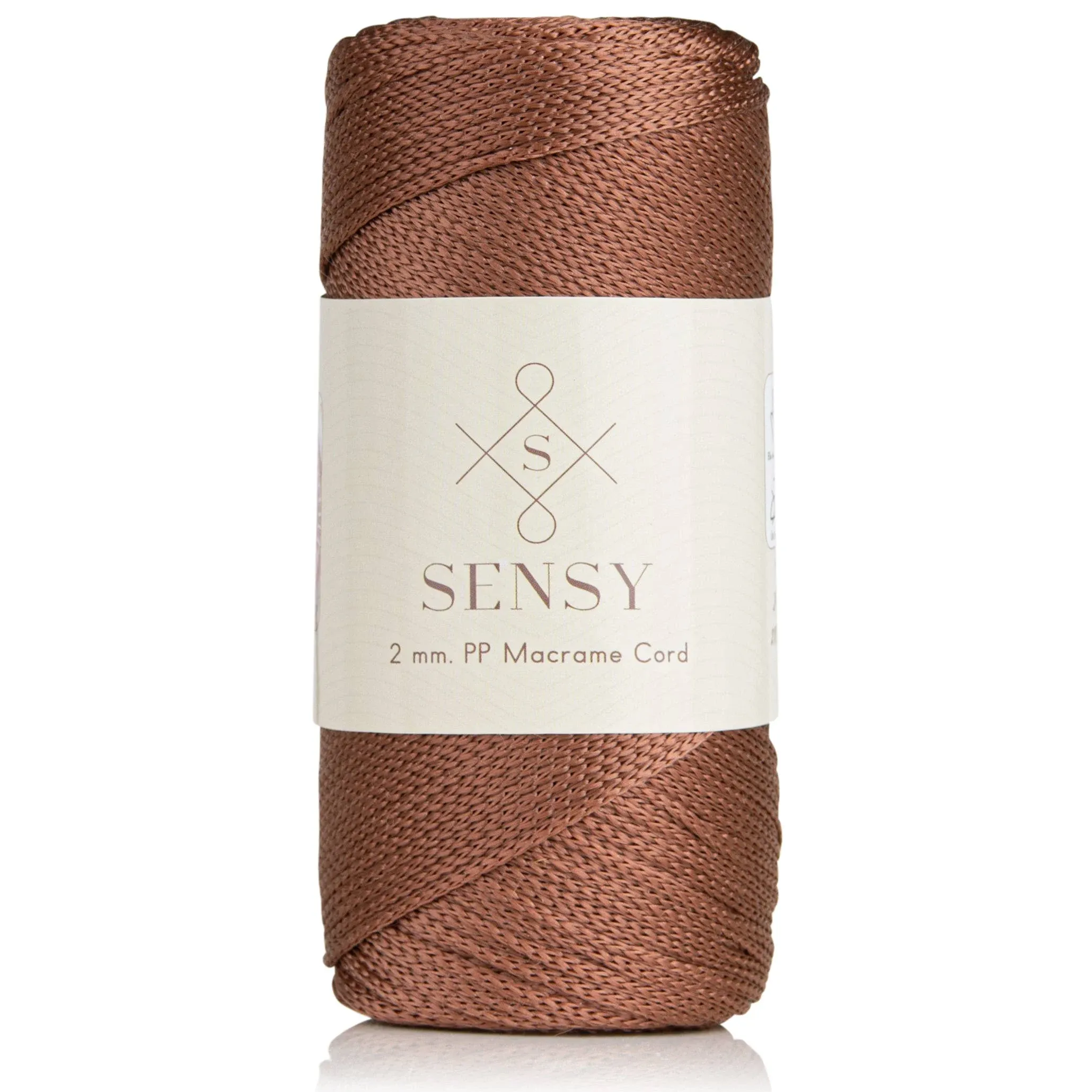 Sensy Premium 2mm 251 Yards Polyester Rope 100% Polypropylene Cord Macrame Cord 2mm Crochet Bag Cord Macrame Rope Crochet Thread Gift