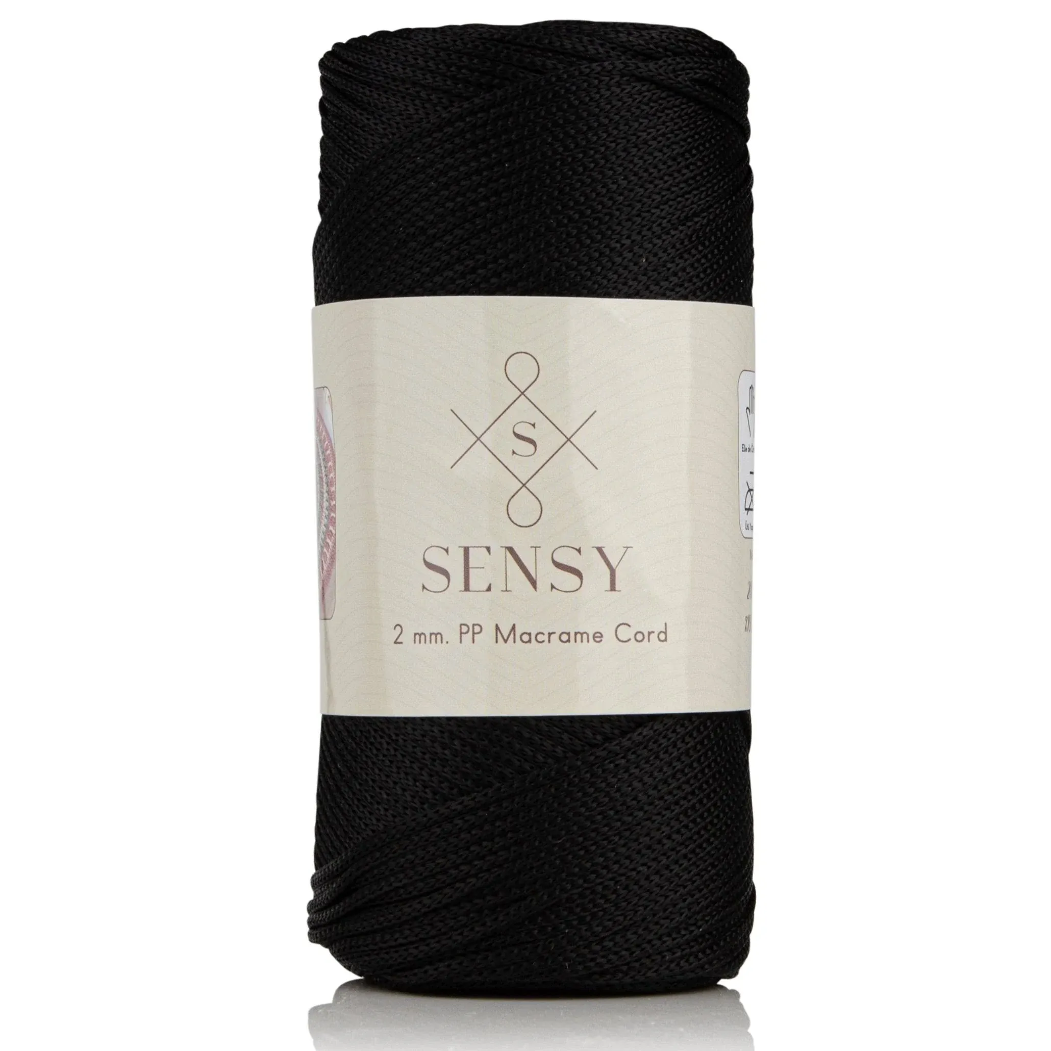 Sensy Premium 2mm - 251 yards 100% Polyester Macrame Cord