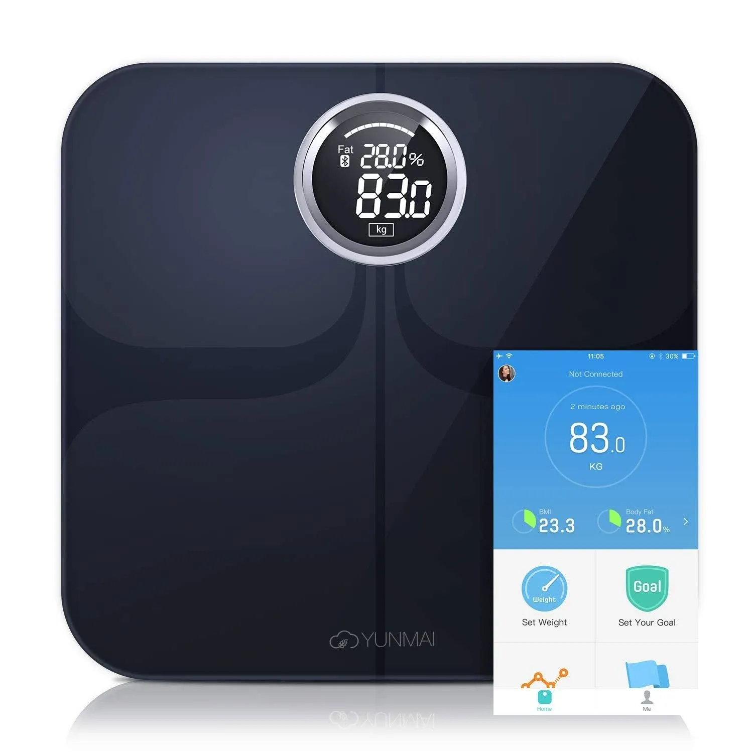 Yunmai Premium Smart Scale - Body Fat Scale with Free App & Body Composition