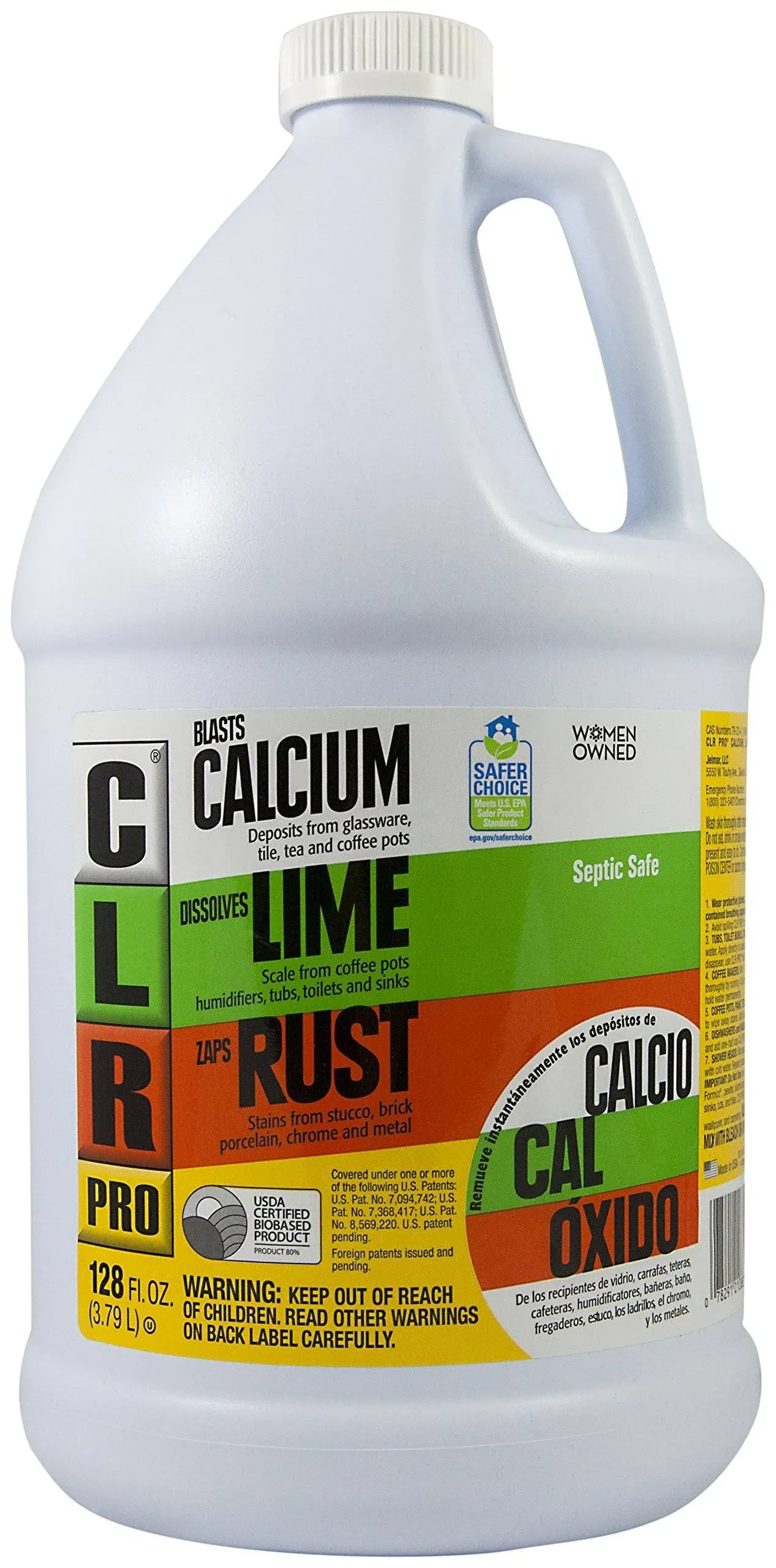 1 Gal. Calcium, Lime And Rust Remover | Clr Calcium Pro Bottle Gallon Cleaner