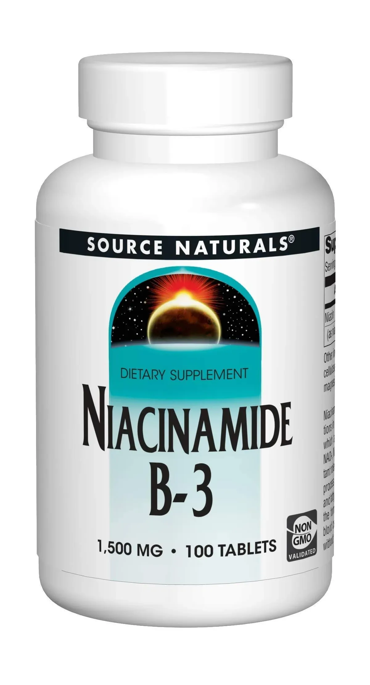 Source Naturals - Niacinamide B-3 100 mg - 100 Tablets