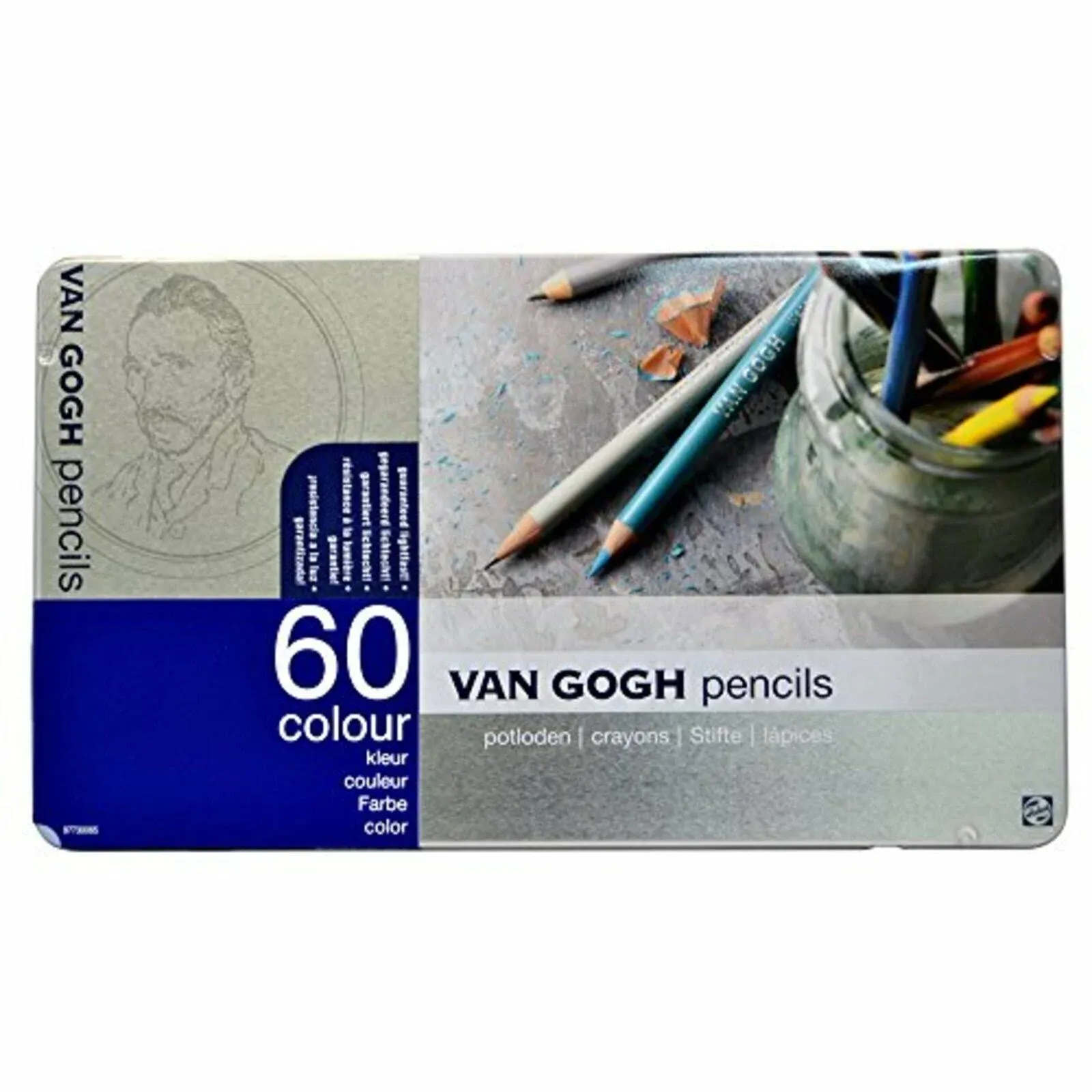 60 Color Pencil Set Van Gogh (Metal Cased) (Japan Import)