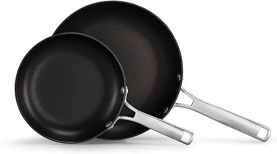 Calphalon Classic AquaShield Nonstick Frying Pan Set, 8-Inch and 10-Inch Frying Pans