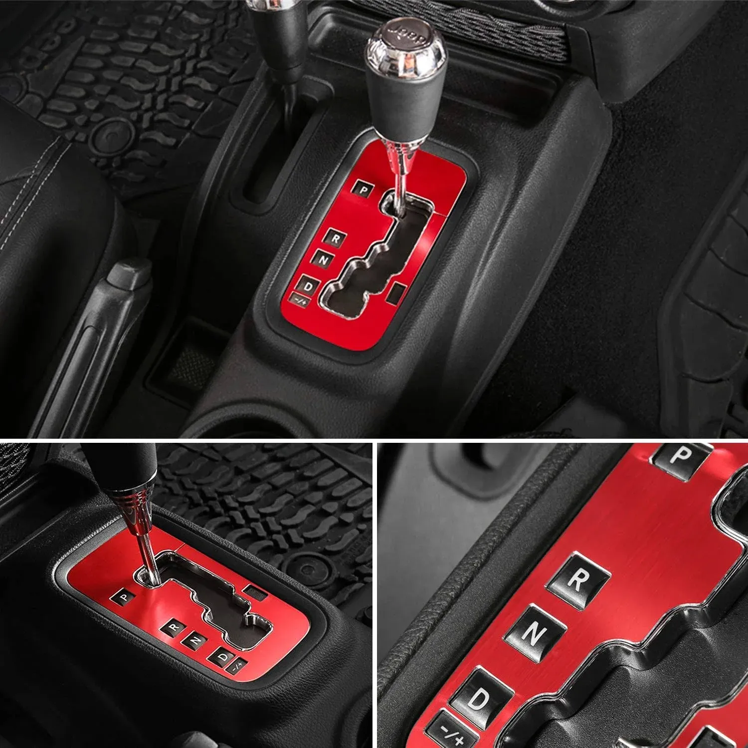 Trim Gear Frame Cover Gear Shift Box Cover for Jeep Wrangler 2012~2018 Interior