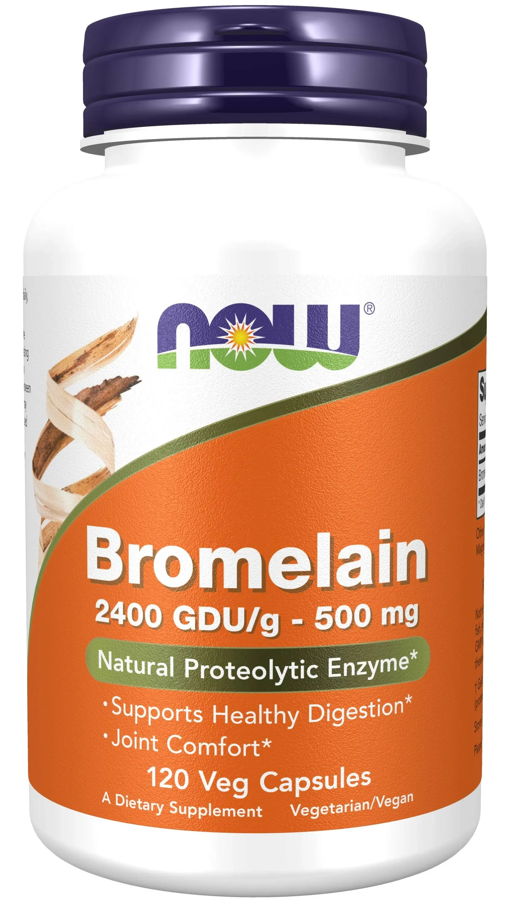 Now Foods Bromelain 500 mg - 120 Capsules