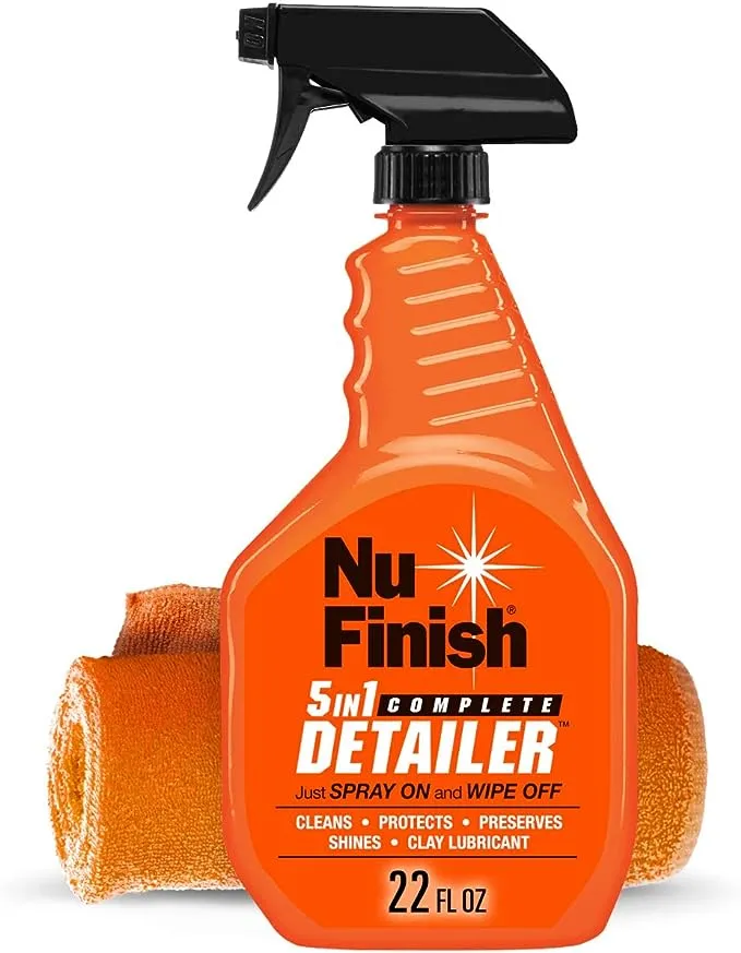 Nu Finish 5-in-1 Complete Detailer Spray with Towel