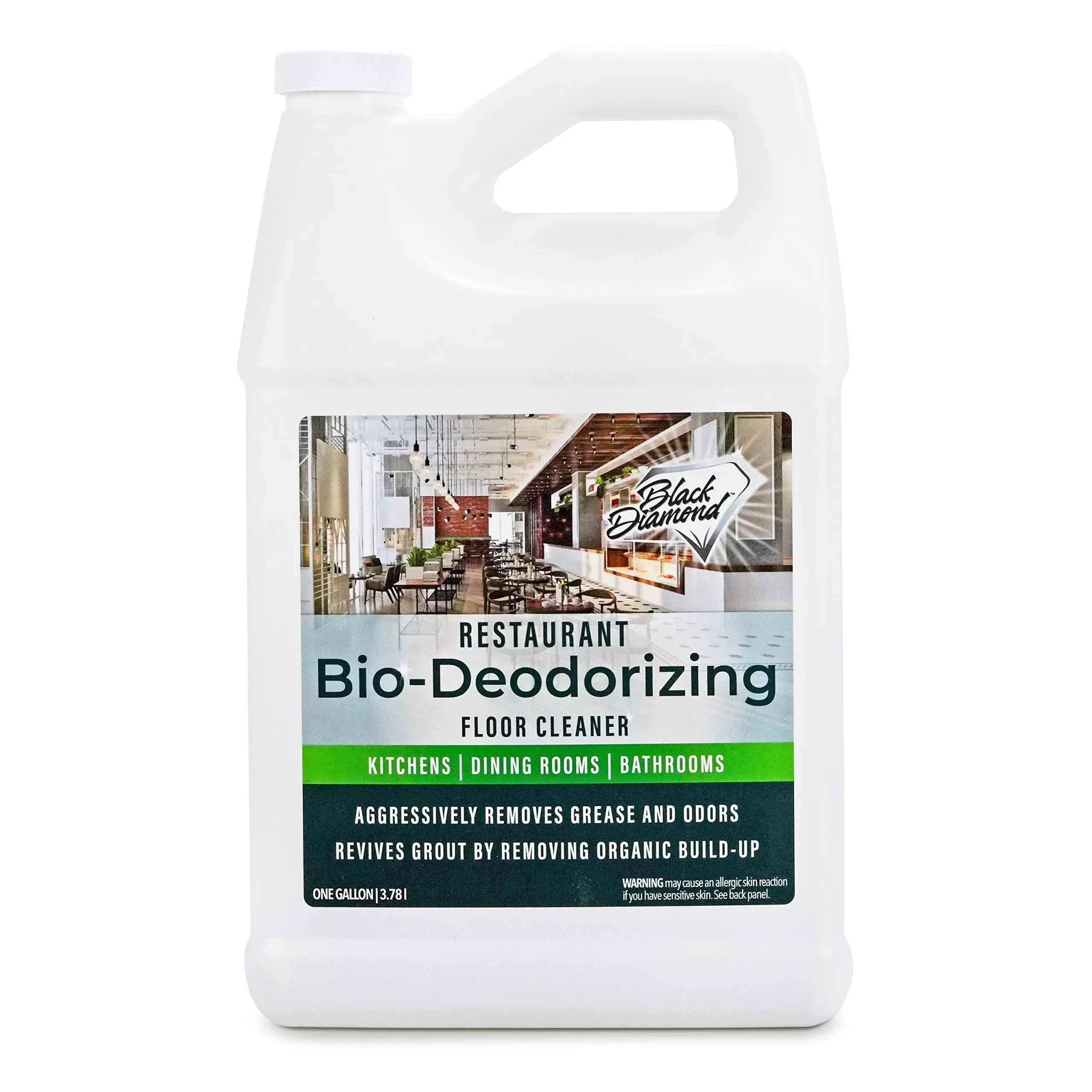 Restaurant Bio-Deodorizin<wbr/>g Floor Cleaner Heavy Duty Commercial Concentrated 4 Pk