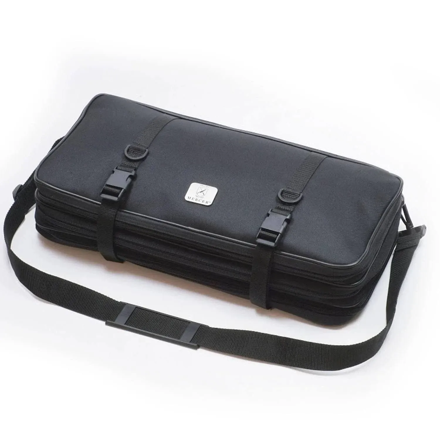 Mercer Culinary M30429M Mercer Cutlery Triple-Zip Knife Case 21" X 10" X 4" Closed Ample Space Allowance