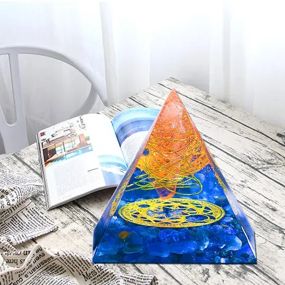 Large Pyramid Resin Mold Big Pyramid Mold for Resin Pyramid Silicone Mold Epoxy Resin Casting Mold for DIY Jewelry Casting Crafts