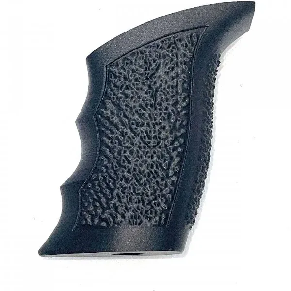 Chiappa Rhino Grip - Stippled with Finger Grooves - Carbon Fiber - Made in USA, black