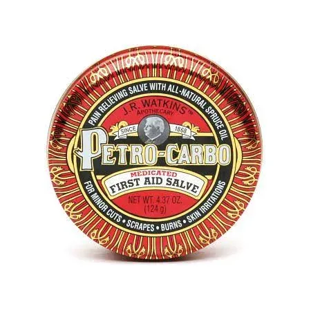 J.R. Watkins Petro-Carbo Medicated First Aid Salve - 4.37 oz total