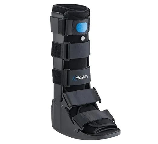 United Ortho USA14107 Air Cam Walker Fracture Boot, Large, Black