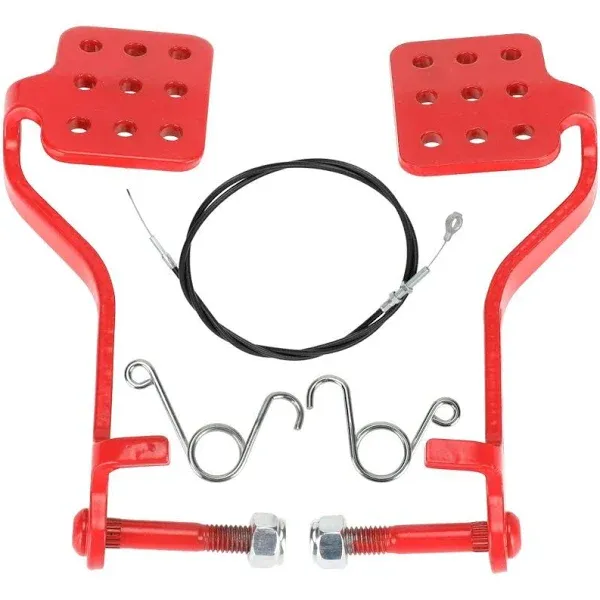 GREHUA Brake Throttle Pedals 71&#034; Cable with Return Springs Kit for 212Cc 196Cc 6