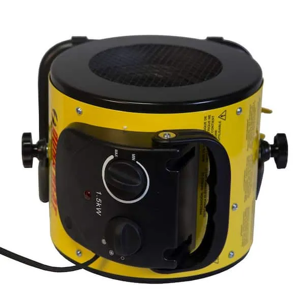 1500-Watt Portable Electric Space Heater with Pivoting Base