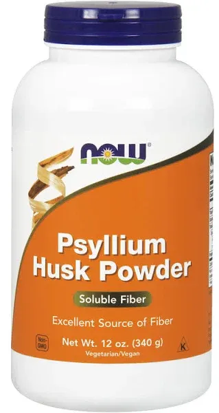 Now Foods Psyllium Husk Powder - 12 oz bottle