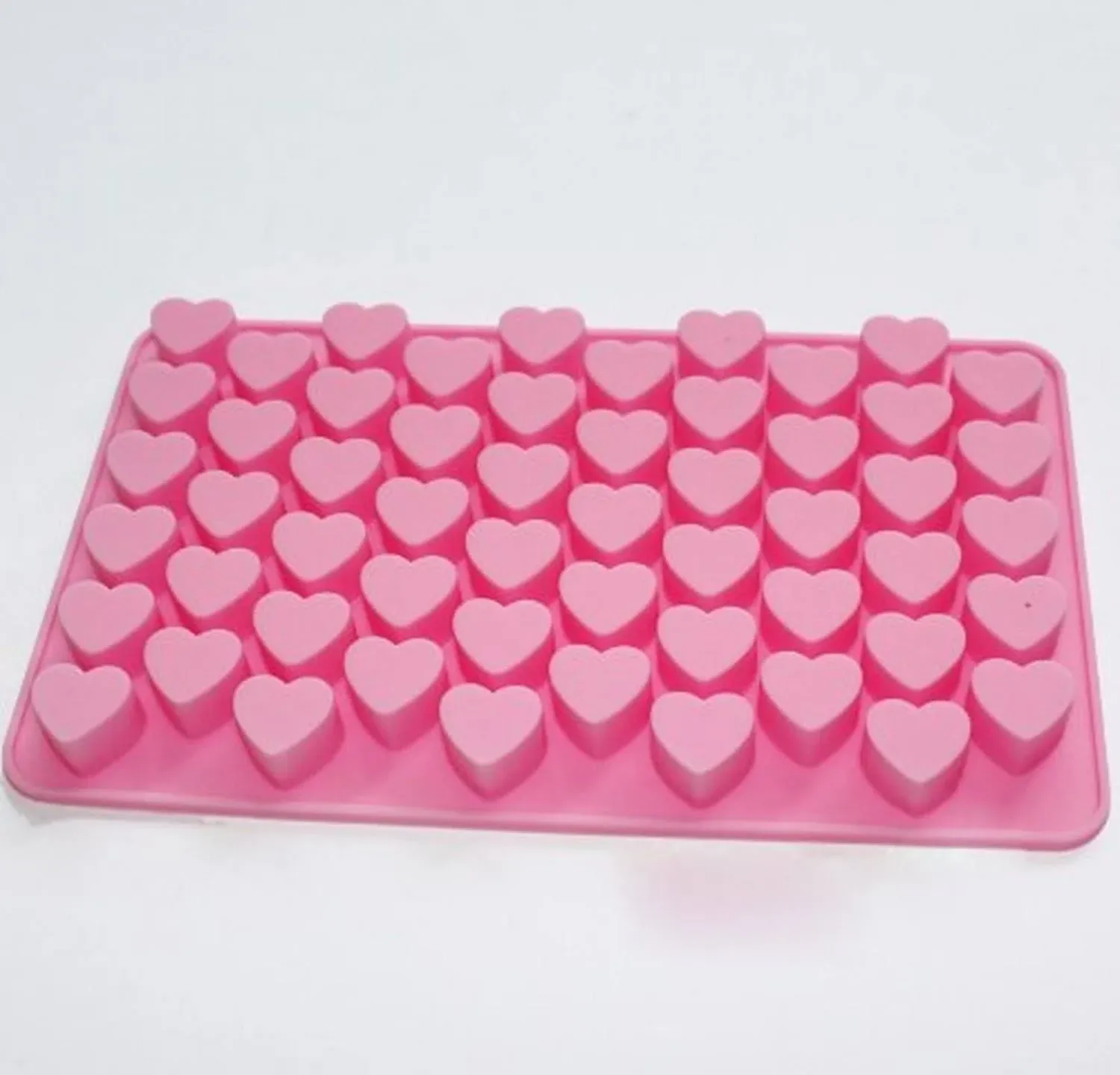 X-Haibei Mini Heart Small Silicone Mold for Soap Embeddable Chocolate Candy Cake