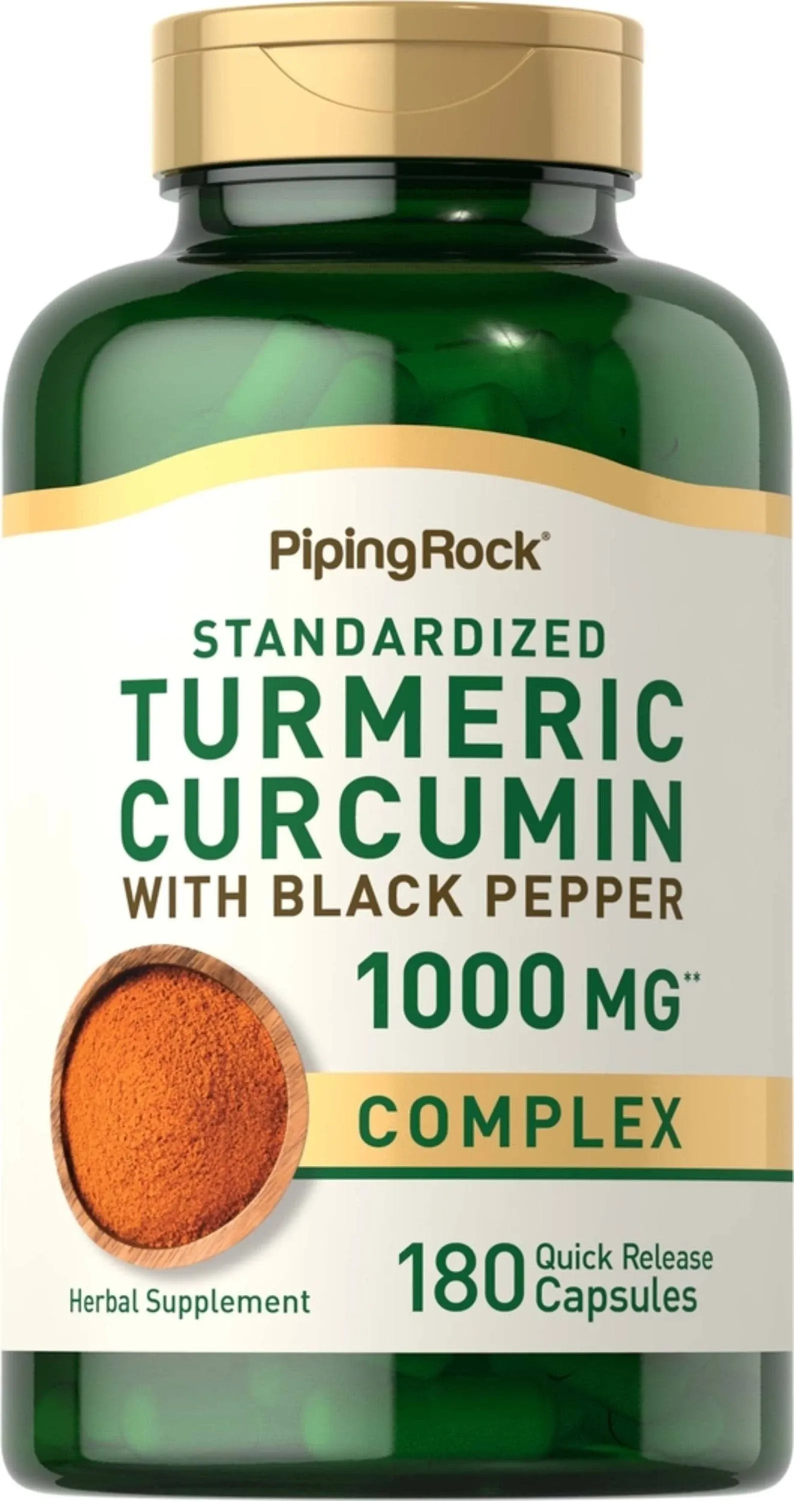 Piping Rock Turmeric Curcumin with Black Pepper