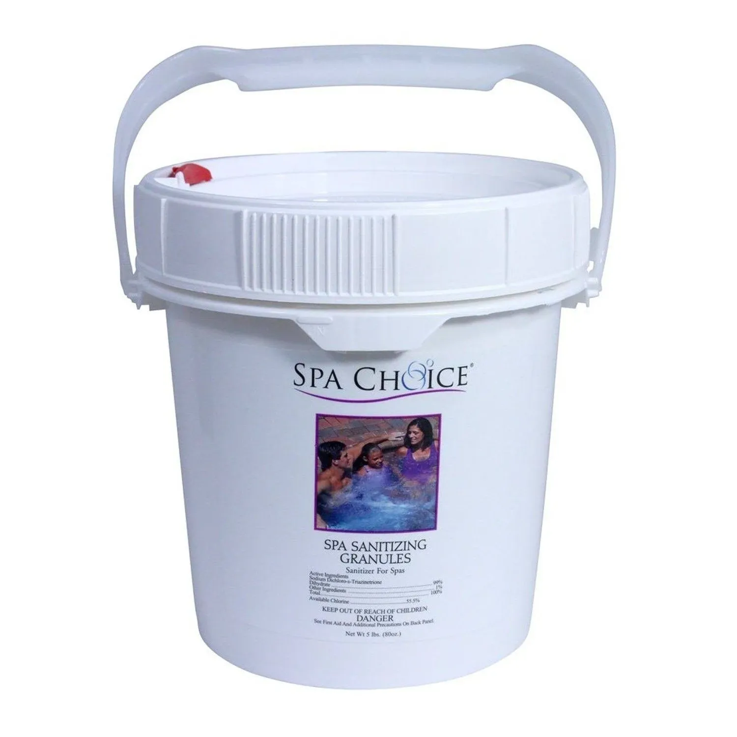 Spa Choice 472-3-5081 Chlorine Granules for Spas and Hot Tubs 5-Pound