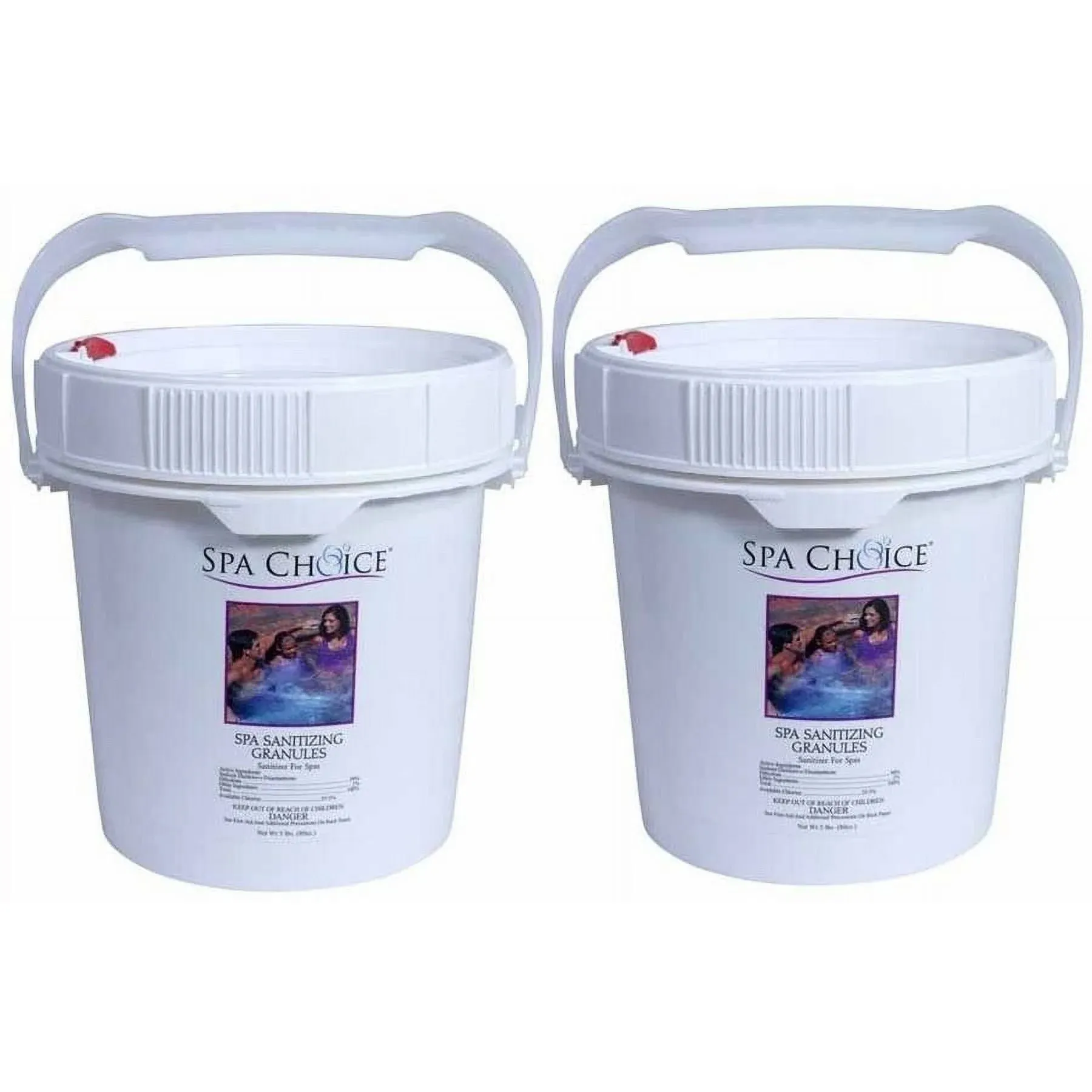 Spa Choice 472-3-5081-02 Chlorine Granules for Spas and Hot Tubs 5-Pound 2-Pack