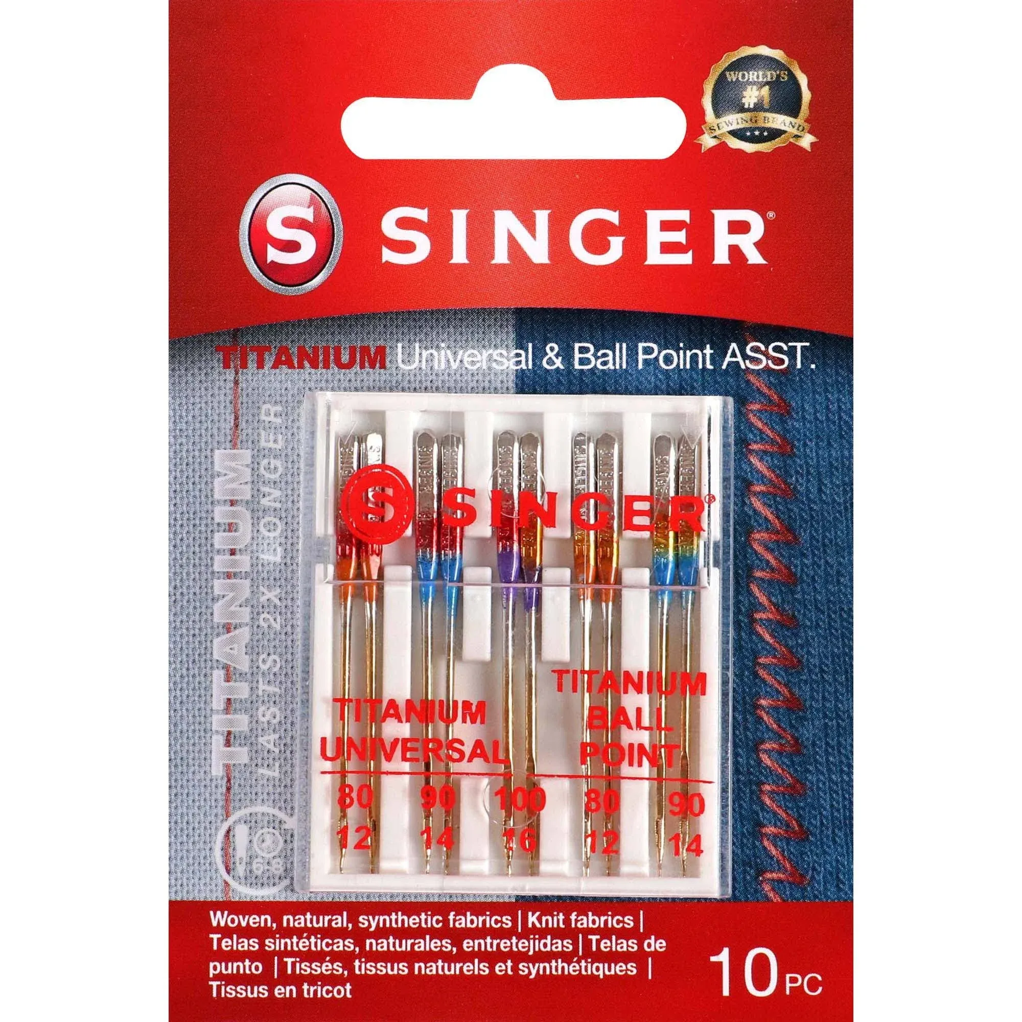 SINGER Universal Regular & Ball Point Sewing Machine Needles