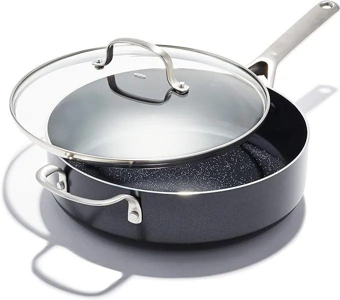 OXO Agility Non-Stick Aluminum Saute Pan with Lid CC006954-001