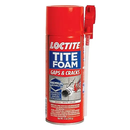 Loctite Tite Foam Gaps & Cracks Spray Foam Sealant, Polyurethan Expanding Foam Insulation - 12 fl oz Can, Pack of 12