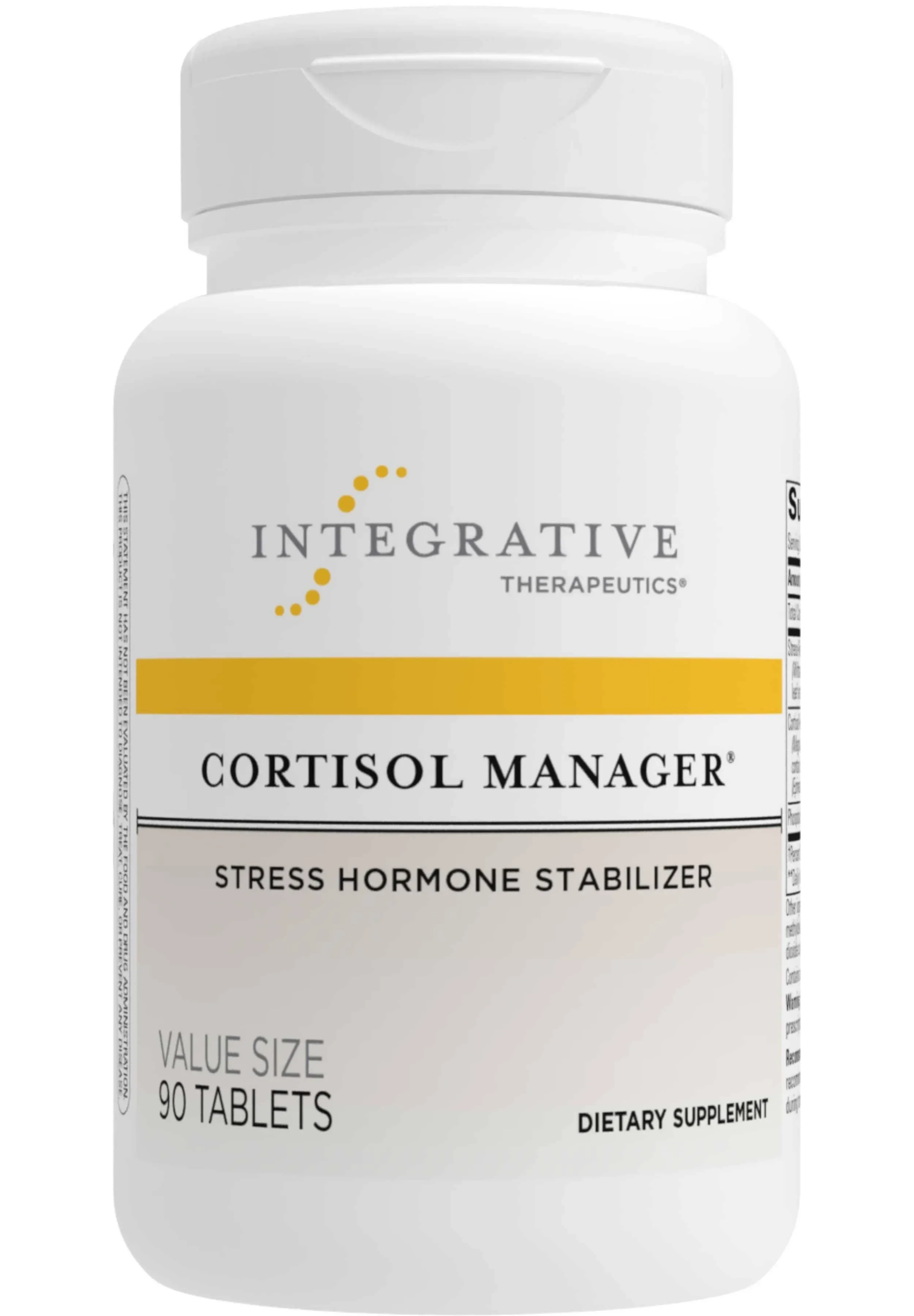 Integrative Therapeutics Cortisol Manager - with Ashwagandha, L-Theanine - Reduces Stress to Support Restful Sleep* - Supports Adrenal Health* - 30 Count