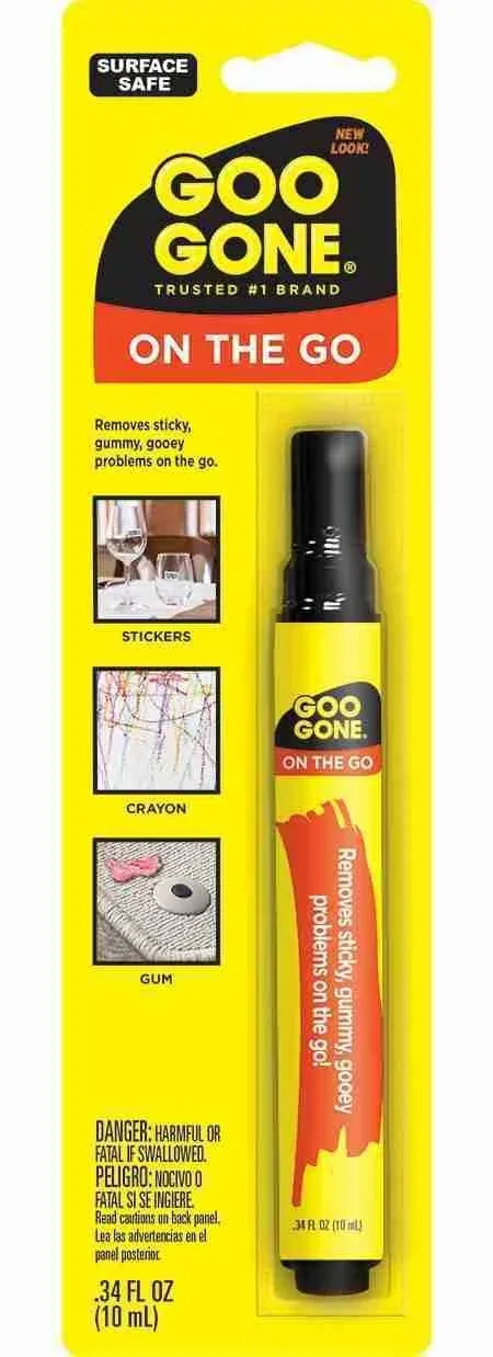 Goo Gone Mess-Free Pen Cleaner Citrus Scent 0.34 Pen Applicator