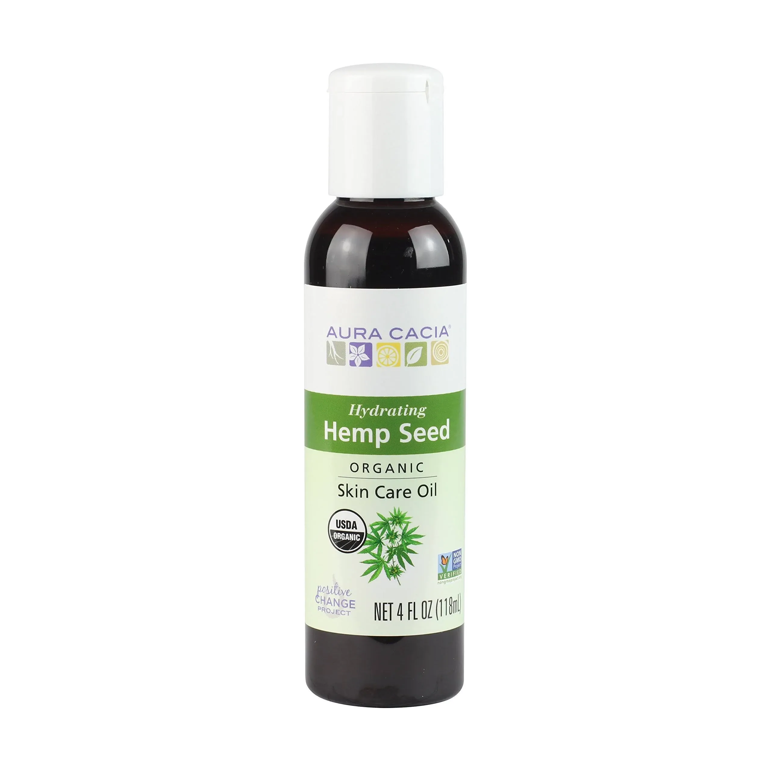 Aura Cacia Body Oil - Hemp Seed - 4 fl oz.