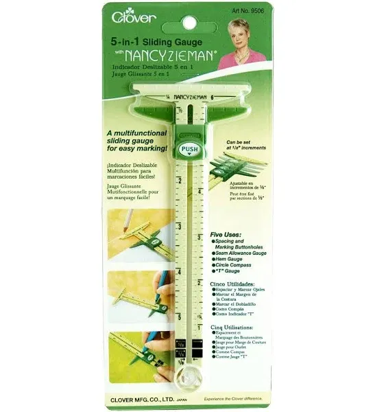 Clover 5-in-1 Sliding Gauge with Nancy Zieman CL9506