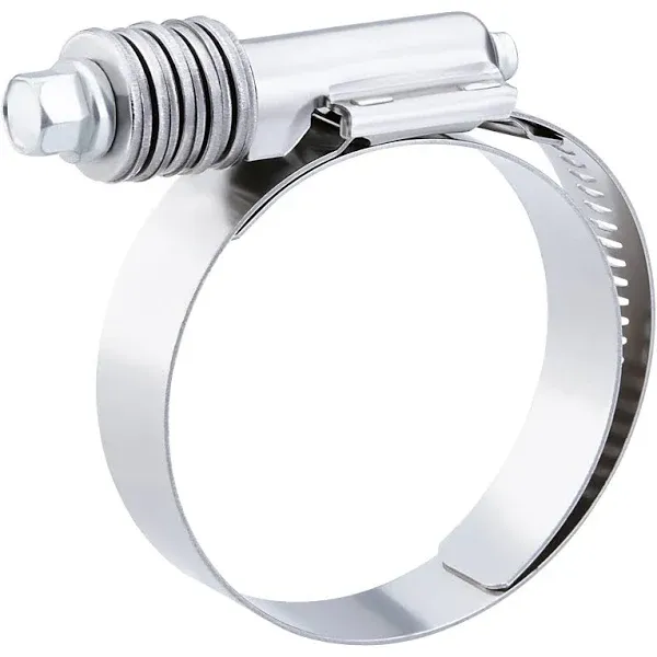 Breeze - CT 9410 Constant-Torque Stainless Steel Hose Clamp, Worm-Drive, SAE Size 10, 9/16" to 1-1/16" Diameter Range, 9/16" Band Width (Pack of 10)