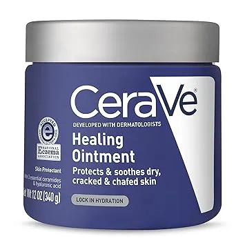 CeraVe Healing Ointment, Moisturizing Protects Soothes Cracked Dry Skin - 12oz