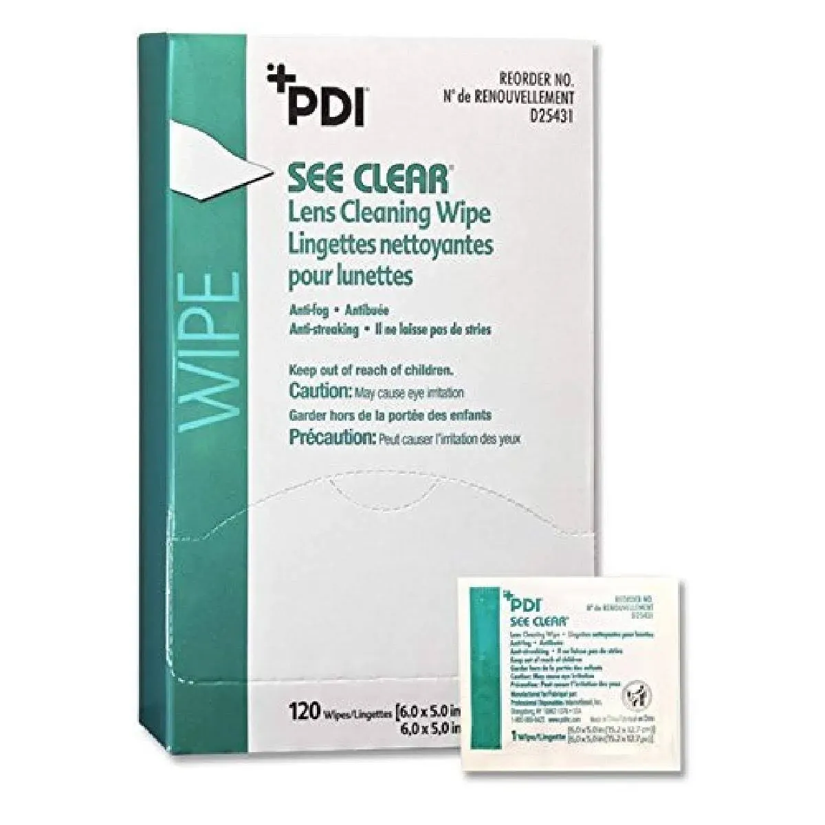 See Clear Eye Glass Cleaning Wipes