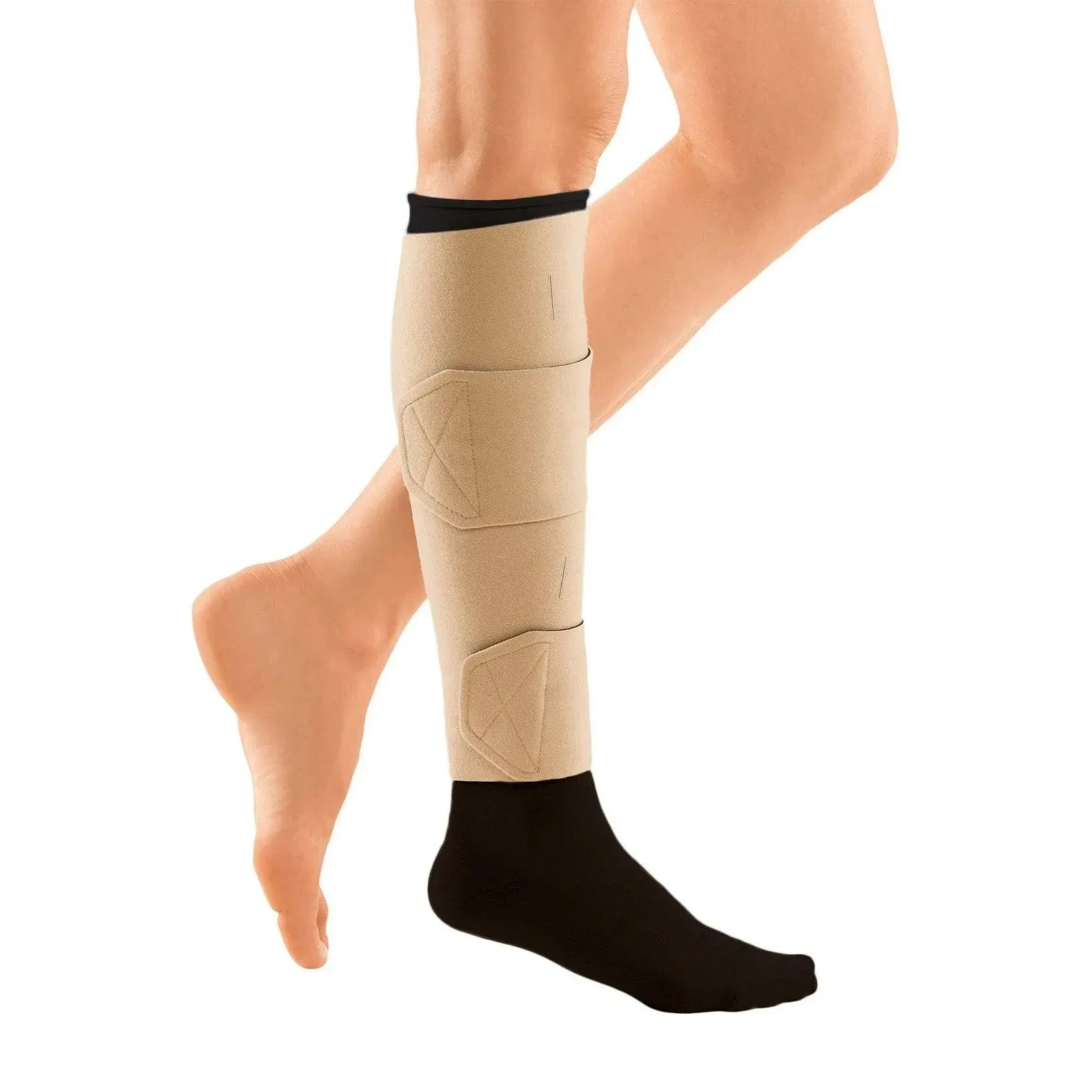 Circaid Juxtalite HD Lower Leg Compression Wrap / Large (Full Calf) / Long / Beige