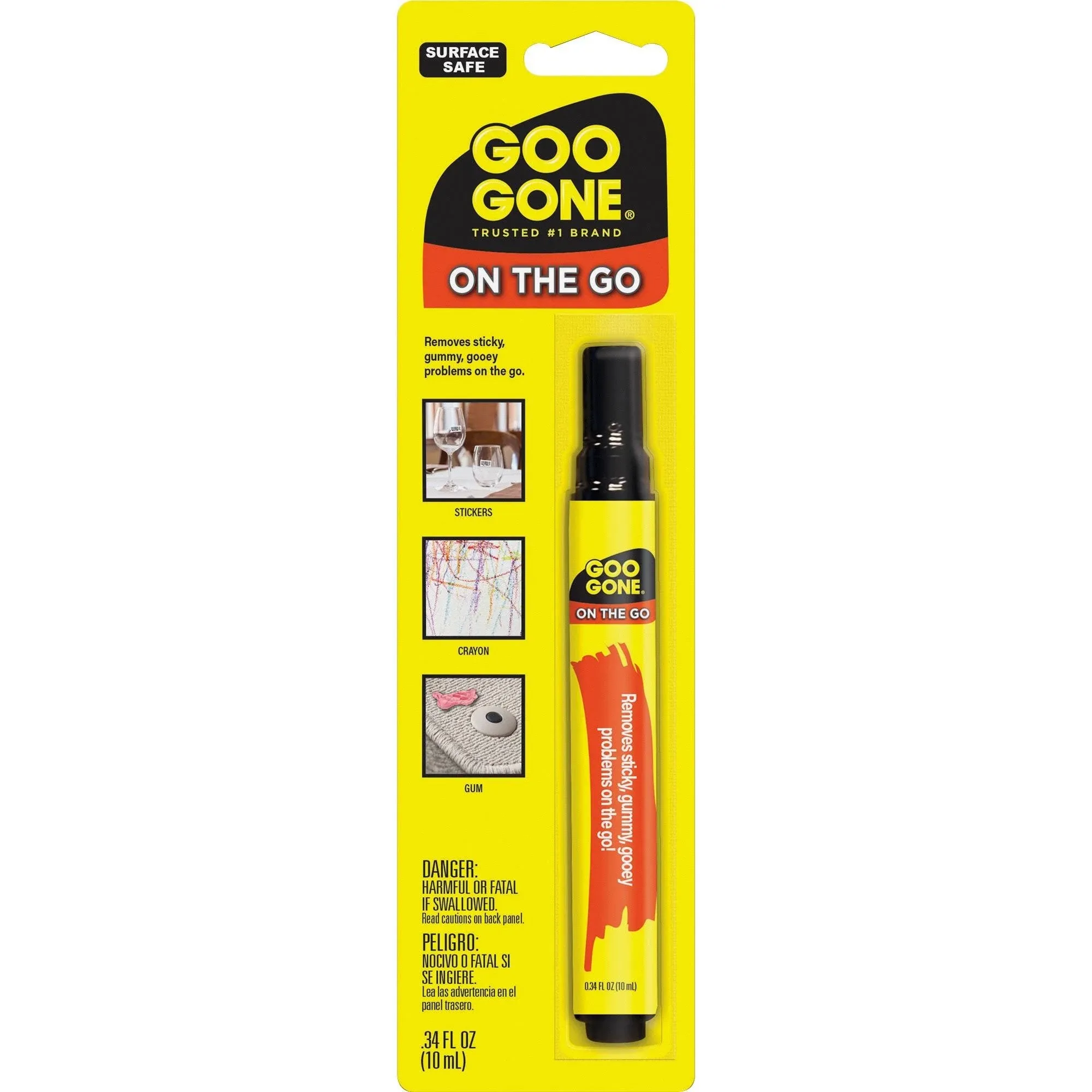 Goo Gone Pen, On the Go - 0.34 fl oz