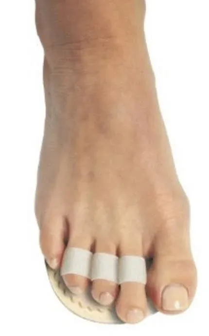 Pedifix Triple Toe Budin Splint Straightener, Right