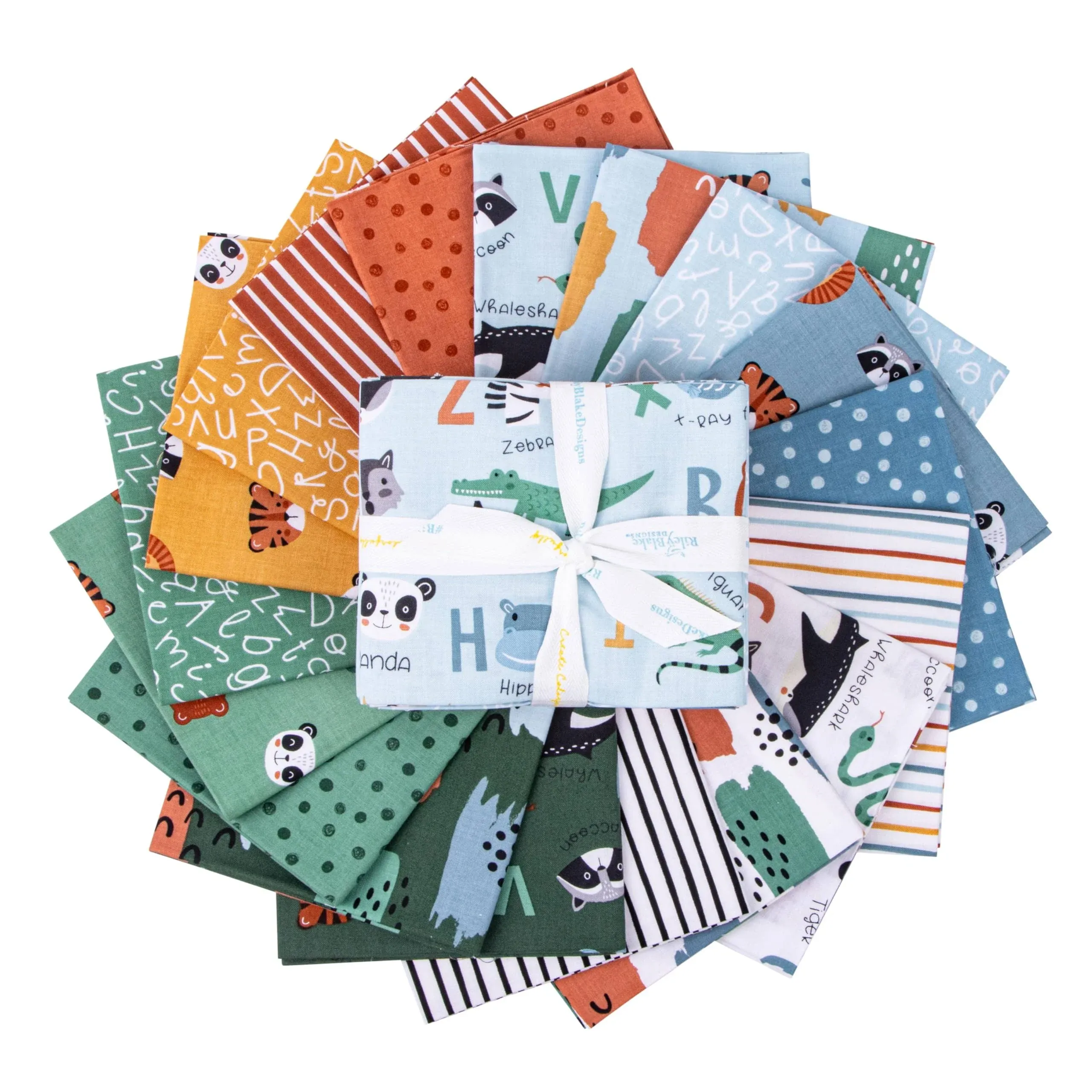 Alphabet Zoo Fat Quarter Sampler