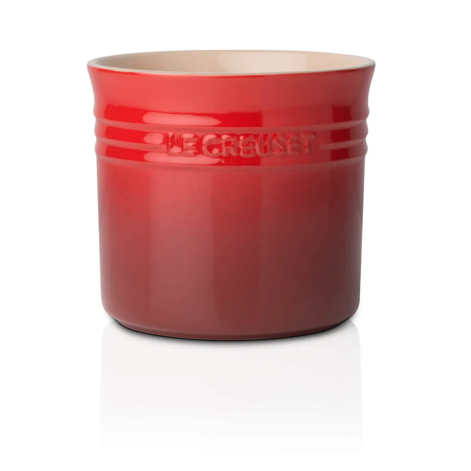 Le Creuset Utensil Crock Holder Container Cerise