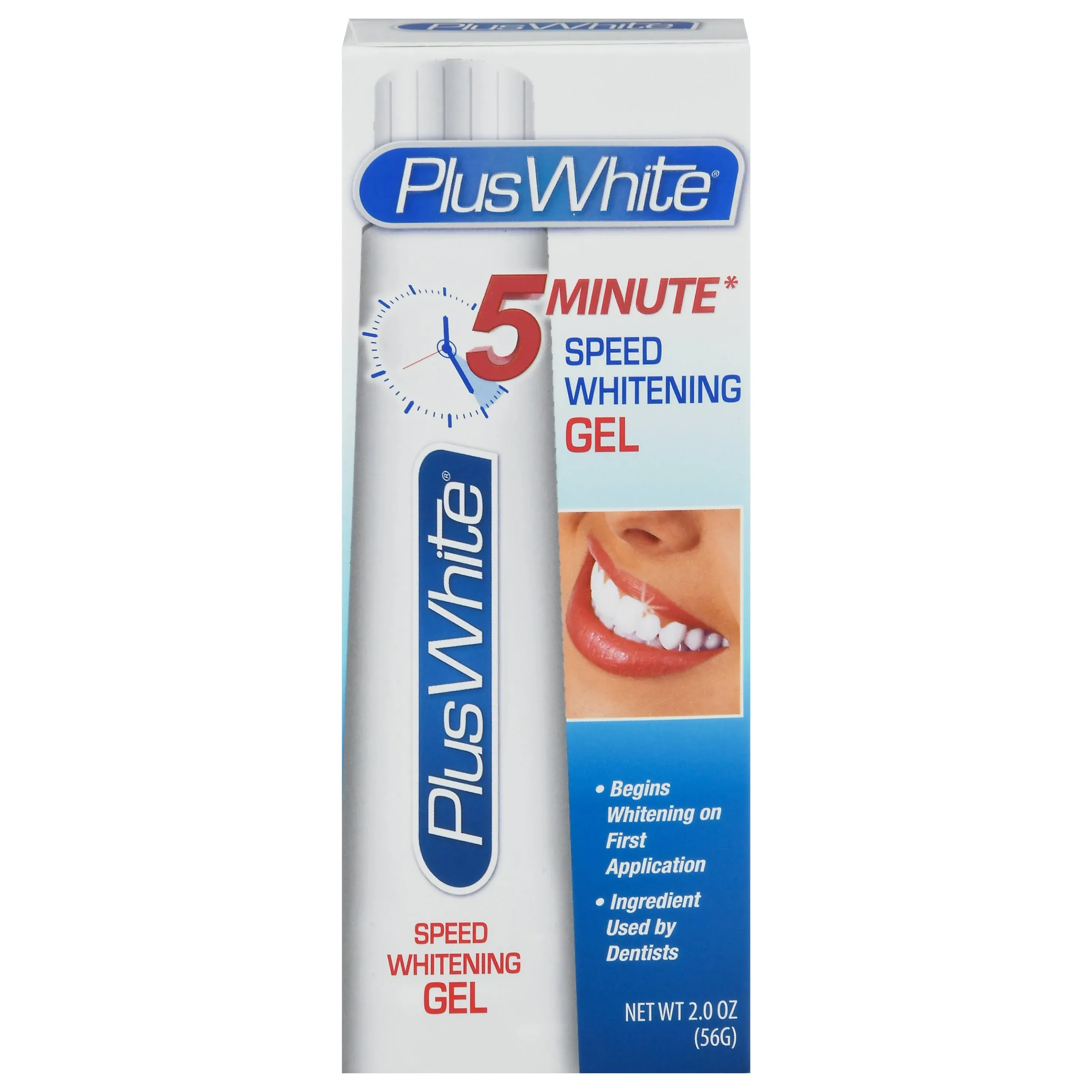 Plus White, Gel blanchissant rapide en 5 minutes, 56 g