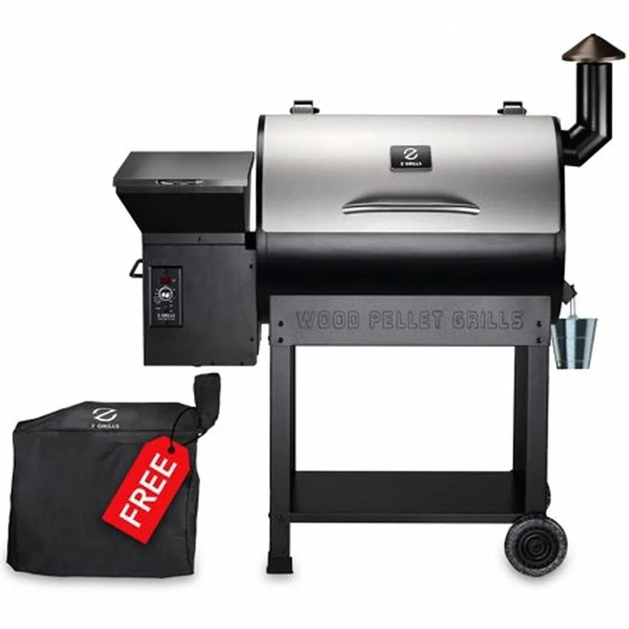 Z Grills ZPG-7002E 8-in-1 Wood Pellet Grill and Smoker