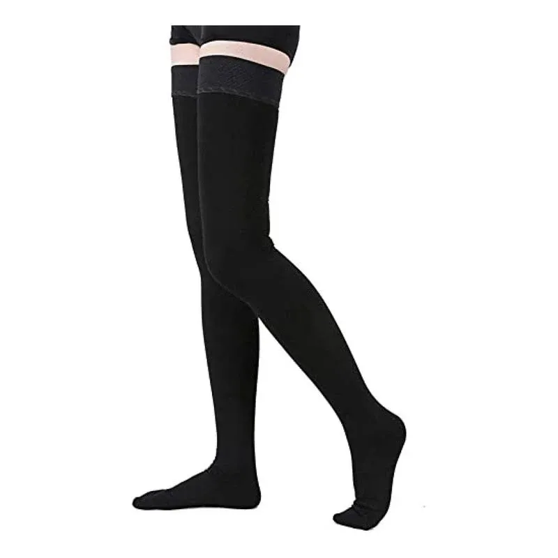 TOFLY Medical Thigh High Compression Stockings for Women & Men Closed Toe