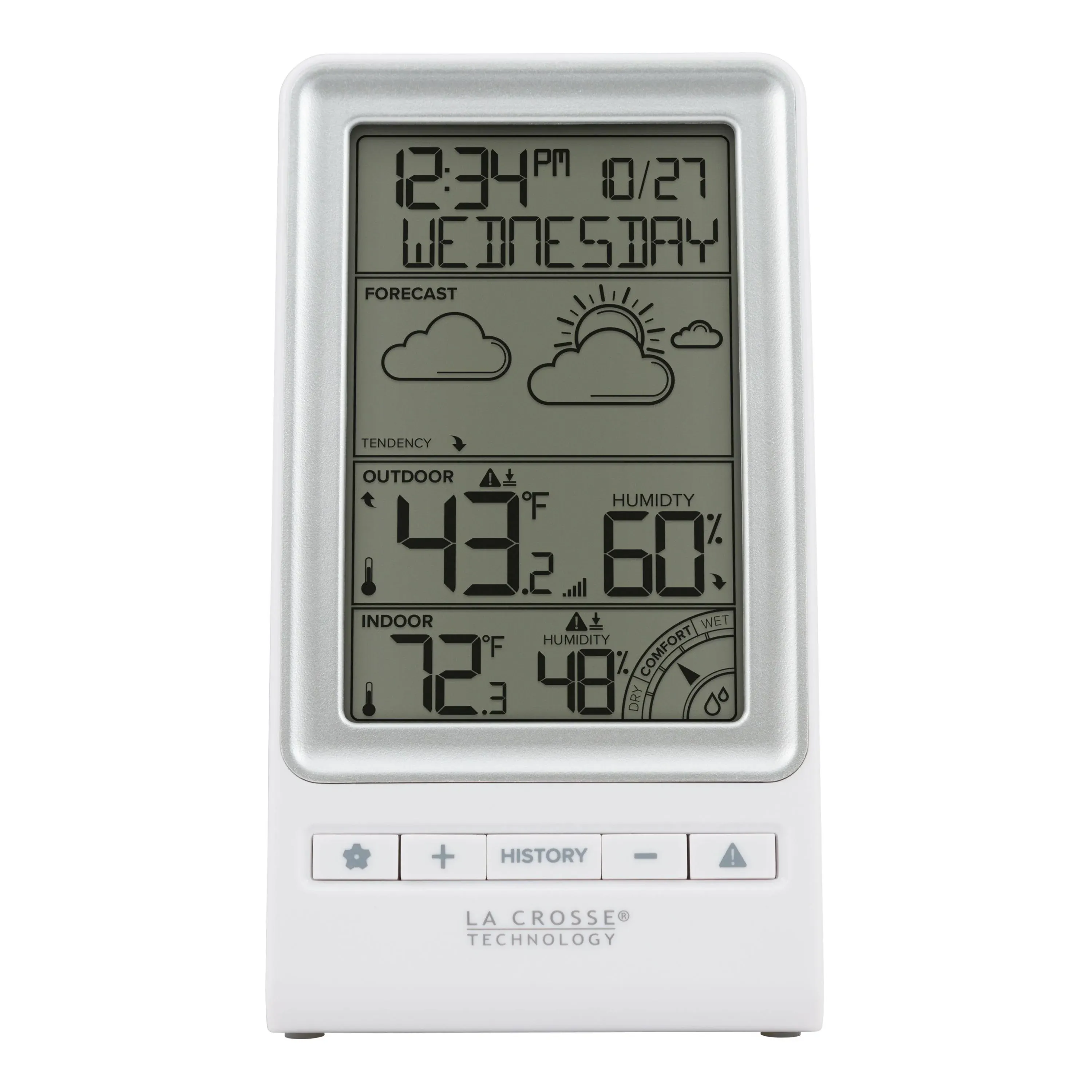 La Crosse Technology Ltd  Temperature Station, Indoor &amp; Outdoor