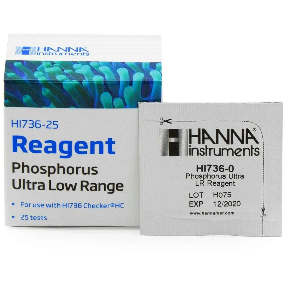 Hanna Instruments Hi 736-25 Phosphorus Reagents (Pack of 25)