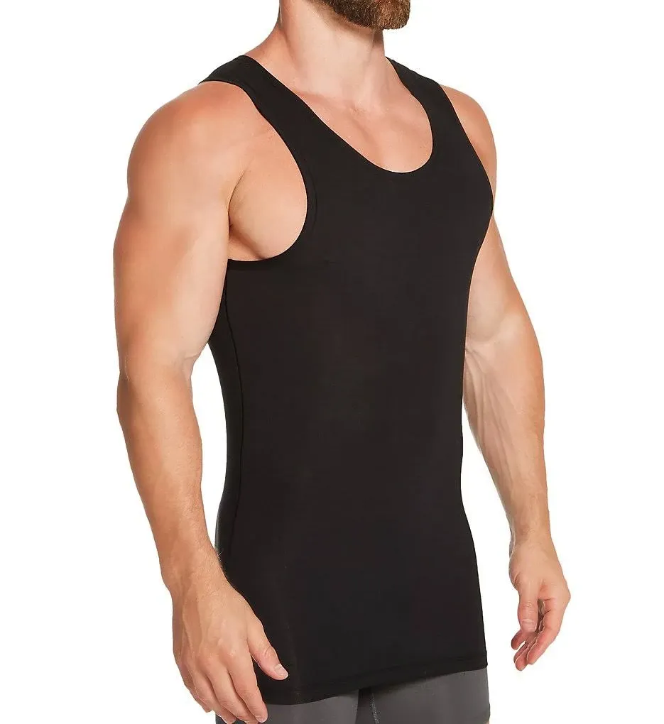 Tommy John Men's Second Skin Stay-Tucked Tank