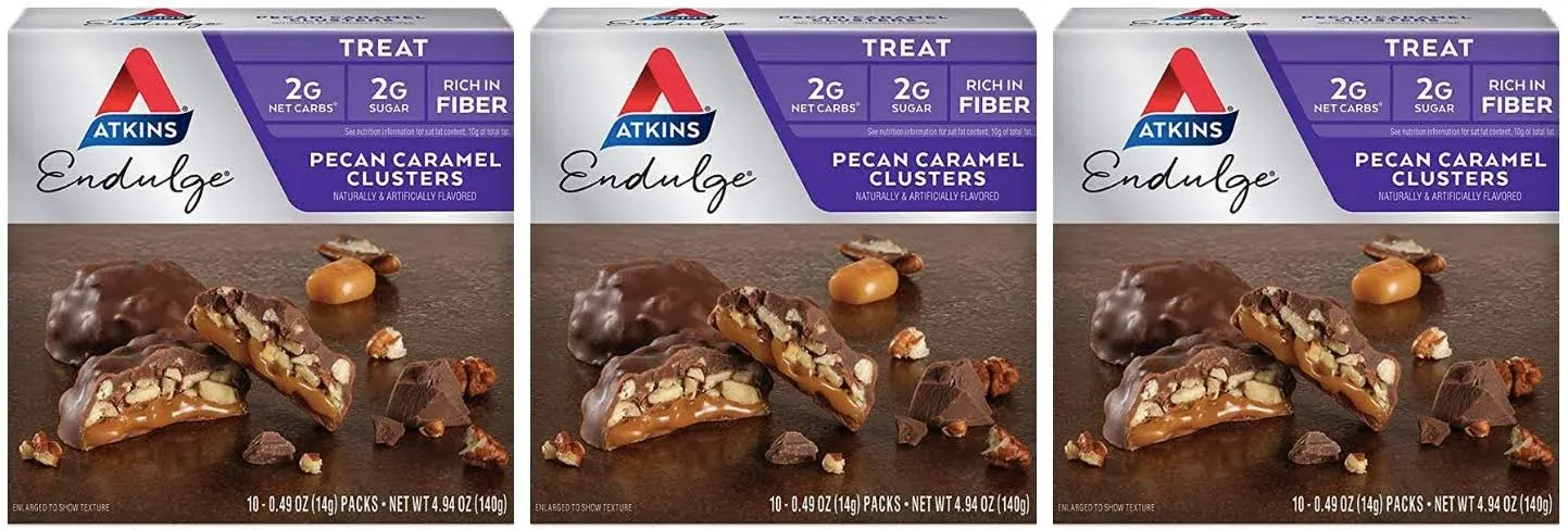 Atkins Endulge Clusters Pecan Caramel