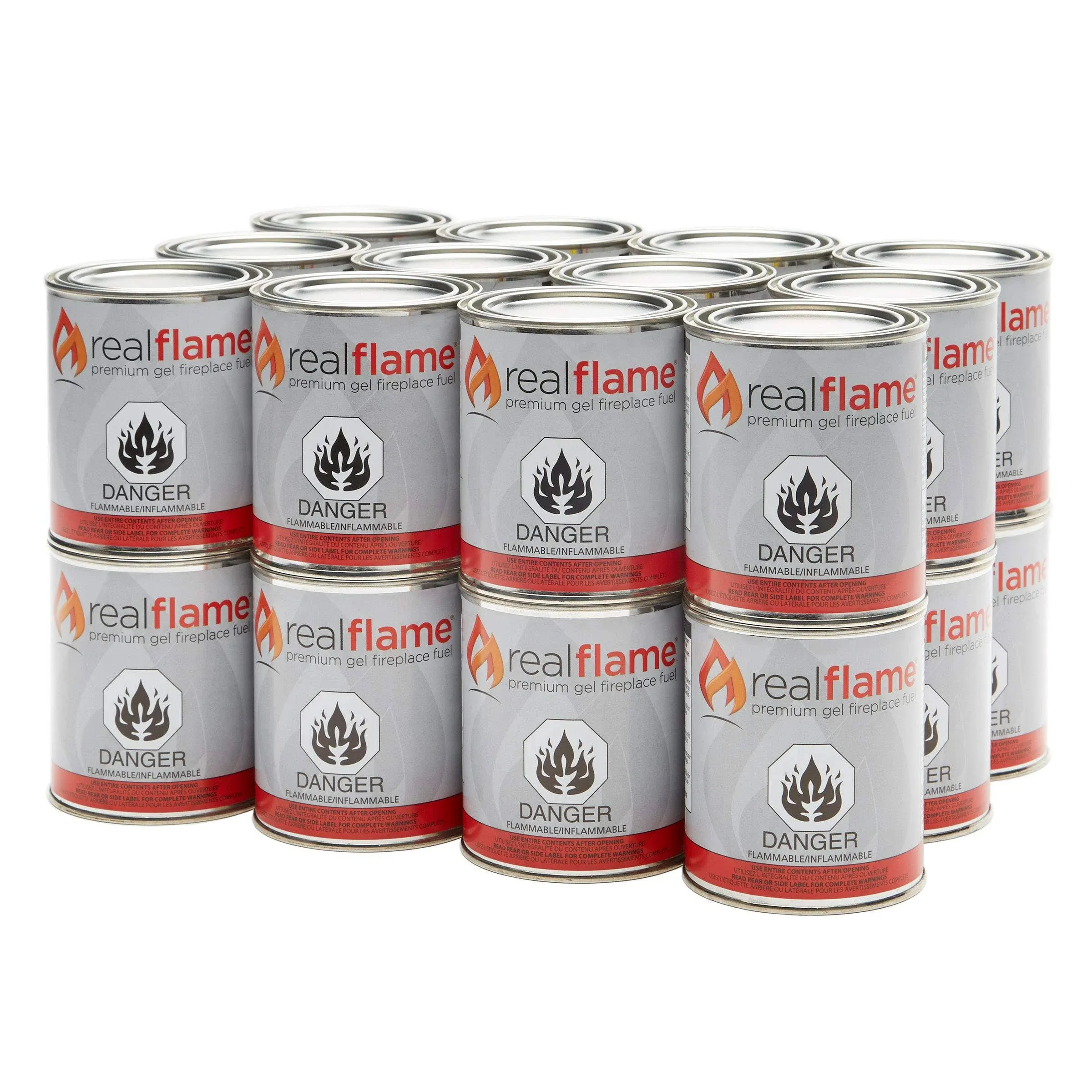 Real Flame Gel Fuel - 13 oz Cans; 24-Pack